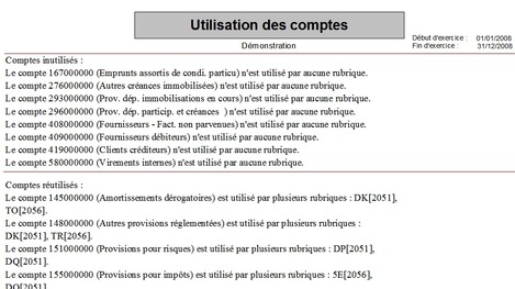 Utilisation des comptes