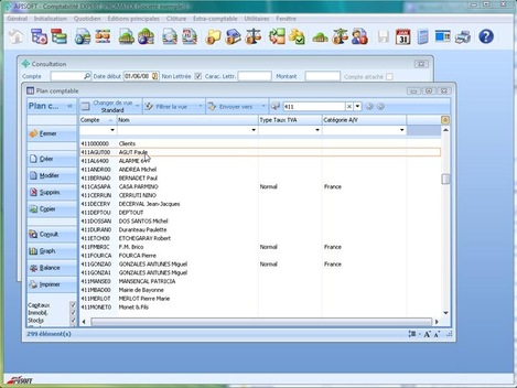 ergonomie d'ApiSoft Comptabilit Expert/Huit