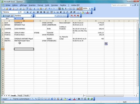 Tableau d'ApiSoft Comptabilit v7 copi directement dans Microsoft Excel